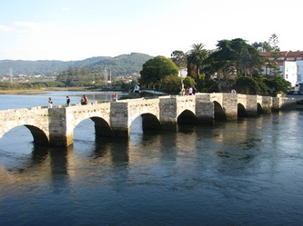 Puente Románico de La Ramallosa ubicado en Nigrán